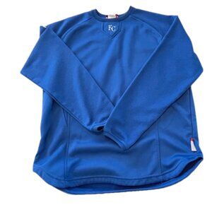 Kansas City Royals long sleeve ribbed knit shirt.